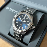  Shop Authentic Tag Heuer Aquaracer Blue Dial Watch for Men - WBD1112.BA0928 - Luxxuri