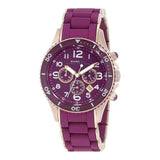  Shop Authentic Marc Jacobs Rock Chronograph Purple Dial Purple Silicone Strap Watch for Women - MBM2576 - Luxxuri