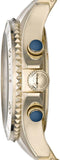  Shop Authentic Marc Jacobs Rock Metal Chronograph Gold Dial Gold Steel Strap Watch for Men - MBM3158 - Luxxuri