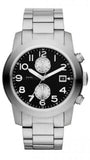  Shop Authentic Marc Jacobs Larry Chronograph Black Dial Silver Steel Strap Watch for Men - MBM5050 - Luxxuri