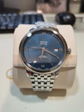  Shop Authentic Omega De Ville Prestige Co-Axial Orbis Blue Dial Silver Steel Strap Watch for Men - 424.10.40.20.03.001 - Luxxuri
