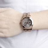  Shop Authentic Marc Jacobs Blade Chronograph Brown Dial Rose Gold Steel Strap Watch for Women - MBM3308 - Luxxuri