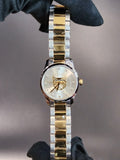  Shop Authentic Gucci G Timeless Quartz Diamonds Silver Dial Two Tone Steel Strap Watch For Women - YA1265016 - Luxxuri
