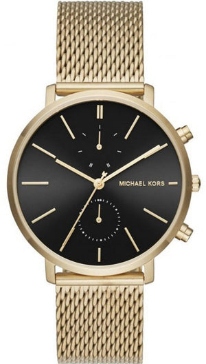  Shop Authentic Michael Kors Jaryn Black Dial Gold Steel Strap Watch for Men - MK8503 - Luxxuri