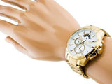  Shop Authentic Tommy Hilfiger Iconic Quartz White Dial Gold Steel Strap Watch for Men - 1791538 - Luxxuri