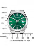  Shop Authentic Citizen Tsuyosa Automatic Green Dial Silver Steel Strap Watch For Men - NJ0150-81X - Luxxuri