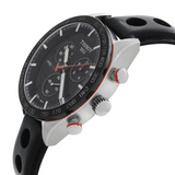  Shop Authentic Tissot PRS 516 Chronograph Black Dial Black Leather Strap Watch For Men - T100.417.16.051.00 - Luxxuri