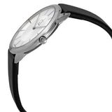  Shop Authentic Calvin Klein Minimalist White Dial Black Leather Strap Watch for Men - K3M211C6 - Luxxuri