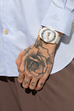  Shop Authentic Gucci Dive Automatic Transparent Dial White Rubber Strap Watch For Men - YA136343 - Luxxuri