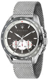  Shop Authentic Maserati Traguardo Chronograph Black Dial Silver Mesh Bracelet Watch For Men - R8873612008 - Luxxuri