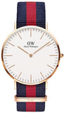  Shop Authentic Daniel Wellington Classic Oxford White Dial Two Tone NATO Strap Watch For Men - DW00100001 - Luxxuri