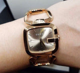  Shop Authentic Gucci G Gucci Sunbrushed Brown Dial Rose Gold Steel Strap Watch For Women - YA125511 - Luxxuri