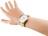  Shop Authentic Tommy Hilfiger Jenna Quartz White Dial Gold Steel Strap Watch for Women - 1782069 - Luxxuri