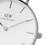  Shop Authentic Daniel Wellington Petite Sterling White Dial Silver Mesh Bracelet Watch For Women - DW00100164 - Luxxuri