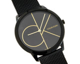  Shop Authentic Calvin Klein Minimal Black Dial Black Mesh Bracelet Watch for Men - K3M214X1 - Luxxuri