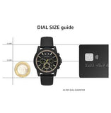  Shop Authentic Armani Exchange Outerbanks Chronograph Black Dial Black Silicone Strap Watch For Men - AX1343 - Luxxuri