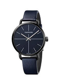  Shop Authentic Calvin Klein Even Blue Dial Blue Leather Strap Watch for Men - K7B214VN - Luxxuri