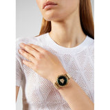  Shop Authentic Versace Palazzo Empire Greca Green Dial Gold Mesh Bracelet Watch for Women - VEDV00819 - Luxxuri