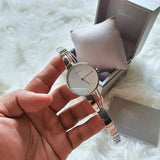 Shop Authentic Calvin Klein Drift Silver Dial Silver Steel Strap Watch for Women - K6S2N116 - Luxxuri
