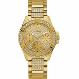  Shop Authentic Guess Frontier Diamonds Gold Dial Gold Steel Strap Watch For Women - W1156L2 - Luxxuri