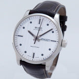  Shop Authentic Mido Multifort Automatic Silver Dial Black Leather Strap Watch For Men - M005.430.16.031.80 - Luxxuri