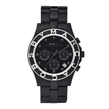  Shop Authentic Marc Jacobs Blade Chronograph Black Dial Black Steel Strap Watch for Women - MBM3083 - Luxxuri