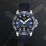  Shop Authentic Tissot Seastar 1000 Powermatic 80 Silicium Blue Dial Blue Nylon Strap Watch For Men - T120.407.17.041.01 - Luxxuri