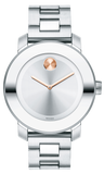  Shop Authentic Movado Bold Silver Dial Silver Steel Strap Watch For Women - 3600084 - Luxxuri
