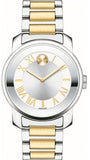  Shop Authentic Movado Bold Silver Dial Two Tone Steel Strap Watch for Women - 3600245 - Luxxuri