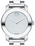  Shop Authentic Movado Bold Crystal Dot Silver Dial Silver Steel Strap Watch For Women - 3600334 - Luxxuri
