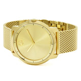  Shop Authentic Movado Bold Gold Dial Gold Mesh Bracelet Watch For Men - 3600373 - Luxxuri