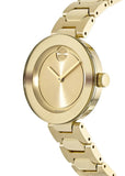  Shop Authentic Movado Bold Gold Dial Gold Steel Strap Watch For Women - 3600382 - Luxxuri
