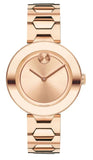  Shop Authentic Movado Bold Rose Gold Dial Rose Gold Steel Strap Watch for Women - 3600342 - Luxxuri