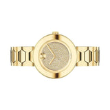  Shop Authentic Movado Bold Crystal Gold Dial Gold Steel Strap Watch For Women - 3600492 - Luxxuri