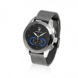  Shop Authentic Maserati Traguardo Chronograph Black Dial Mesh Bracelet Watch For Men - R8873612006 - Luxxuri