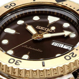  Shop Authentic Seiko 5 Sports Automatic Brown Dial Two Tone Steel Strap Watch For Men - SRPK24 - Luxxuri