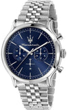  Shop Authentic Maserati Epoca Chronograph Blue Dial Silver Steel Strap Watch For Men - R8873618024 - Luxxuri