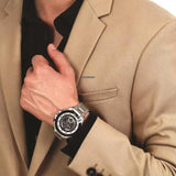  Shop Authentic Maserati Traguardo Chronograph Black Dial Silver Steel Strap Watch For Men - R8873612059 - Luxxuri