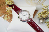  Shop Authentic Versace Olympo Crystal Gleam White Dial Purple Leather Strap Watch for Women - VAN010016 - Luxxuri