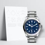  Shop Authentic Tudor Black Bay Automatic Blue Dial Silver Steel Strap Watch for Men - M79540-0004 - Luxxuri