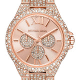  Shop Authentic Michael Kors Camille Multifunctional Crystals Rose Gold Dial Rose Gold Steel Strap Watch for Women - MK6961 - Luxxuri