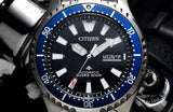 Shop Authentic Citizen Promaster Fugu Limited Edition Diver's 200m Automatic Black Dial Silver Steel Strap Watch For Men - NY0098-84E - Luxxuri