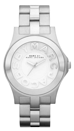  Shop Authentic Marc Jacobs Rivera Silver Dial Silver Steel Strap Watch for Women - MBM3133 - Luxxuri