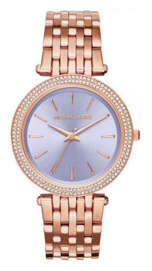  Shop Authentic Michael Kors Darci Purple Dial Rose Gold Steel Strap Watch for Women - MK3400 - Luxxuri