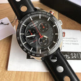  Shop Authentic Tissot PRS 516 Chronograph Black Dial Black Leather Strap Watch For Men - T100.417.16.051.00 - Luxxuri