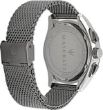  Shop Authentic Maserati Traguardo Chronograph Black Dial Mesh Bracelet Watch For Men - R8873612006 - Luxxuri