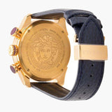  Shop Authentic Versace V-Ray Blue Chronograph Blue Dial Blue Leather Strap Watch for Men - VDB030014 - Luxxuri