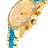  Shop Authentic Michael Kors Ritz Gold Dial Two Tone Steel Strap Watch for Women - MK6328 - Luxxuri