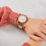  Shop Authentic Michael Kors Ritz White Dial Two Tone Steel Strap Watch for Women - MK6474 - Luxxuri