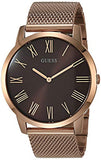  Shop Authentic Guess Analog Brown Dial Brown Mesh Bracelet Watch for Men - GW0074G1 - Luxxuri